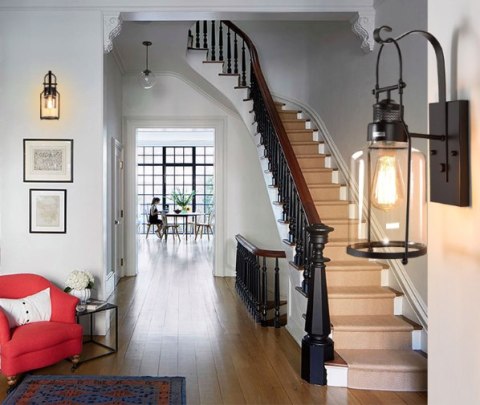 Lampa ścienna / Kinkiet - latarnia