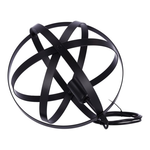 Lampa wisząca Loft, Industrialna - kula, czarna