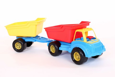 Samochód wywrotka i przyczepa - model 121