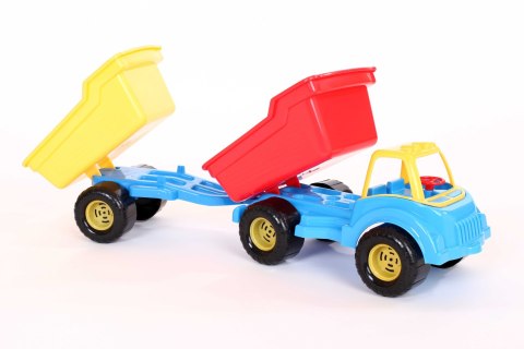 Samochód wywrotka i przyczepa - model 121