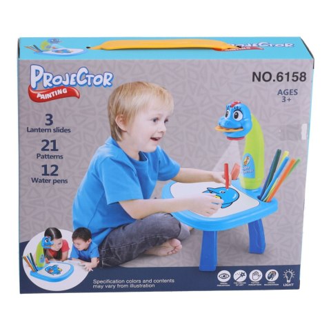 Wielofunkcyjny projektor / rzutnik do nauki rysowania - różowa żyrafa