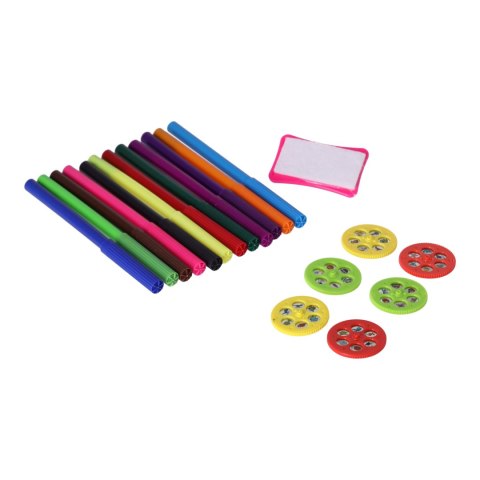 Wielofunkcyjny projektor / rzutnik do nauki rysowania - różowa żyrafa