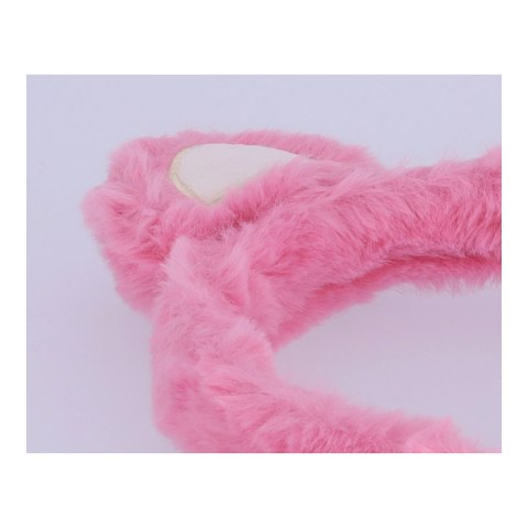 Pluszowa opaska z uszami niedźwiadka - jasnoróżowa
