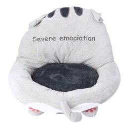 Poduszka do siedzenia Kot -szara - 46x46 cm