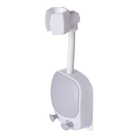 Uchwyt prysznicowy - szaro-biały