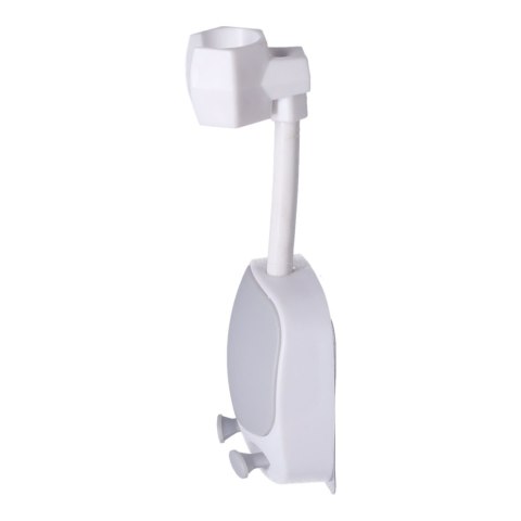 Uchwyt prysznicowy - szaro-biały