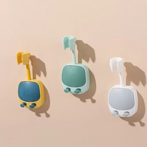 Uchwyt prysznicowy - żółto-granatowy