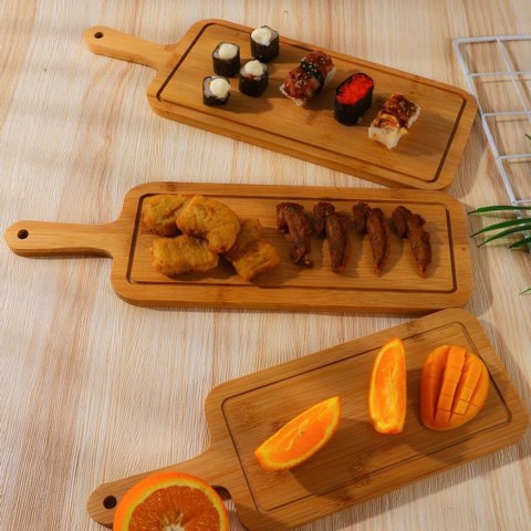 Drewniana deska do pizzy - kwadratowa, duża