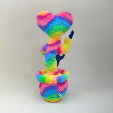 Zabawka dla dzieci - Tańczący i śpiewający Huggy Wuggy - tęcza