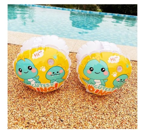 Dmuchane rękawki do pływania - dinozaur