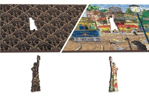 Drewniane Puzzle z figurkami - Wiktoriańska ulica rozm. XL, 1010 elementów