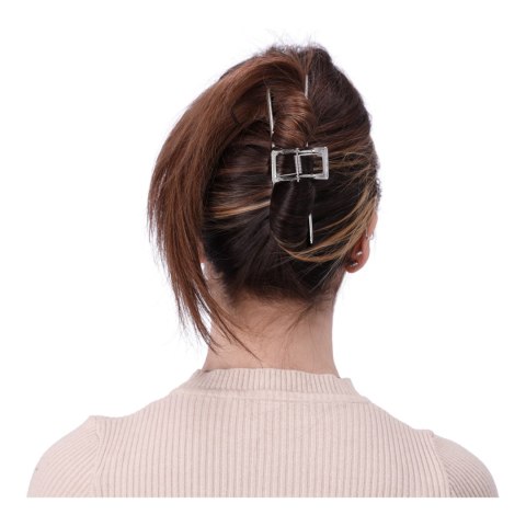 Elegancja Włosów - Klamra do Włosów w Kolorze Srebra