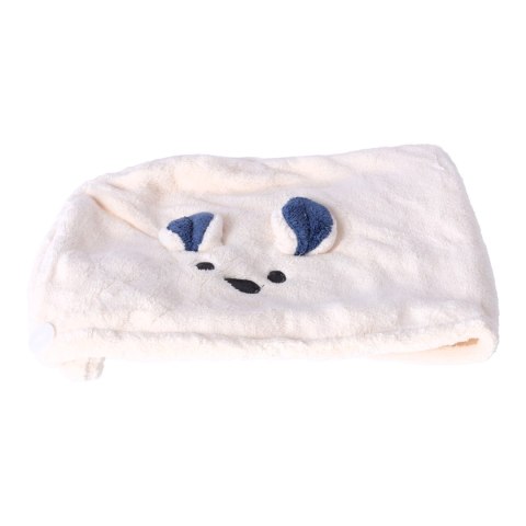 Superchłonny ręcznik do włosów, turban do włosów - beżowy