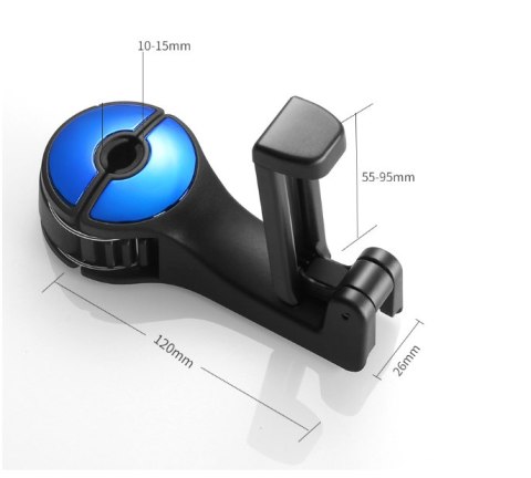 Uchwyt samochodowy 2w1 na telefon komórkowy G01 - czarny
