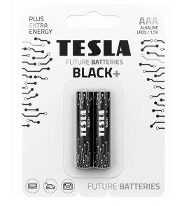 BATERIA ALKALICZNA TESLA BLACK+ LR03 B2 1.5V 2 SZTUKI