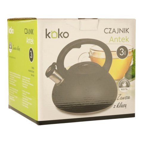 Czajnik KOKO ANTEK 3l czarny