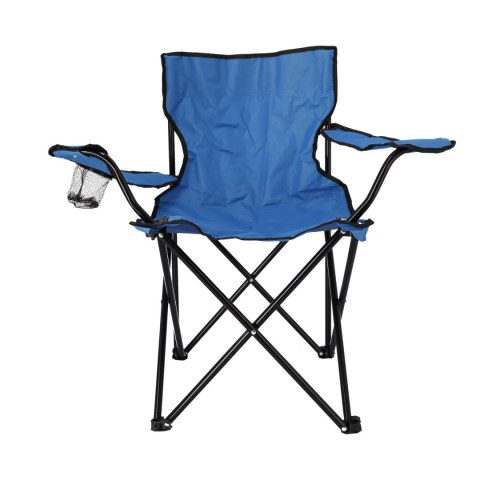 Krzesło składane turystyczne wędkarskie - kolor niebieski