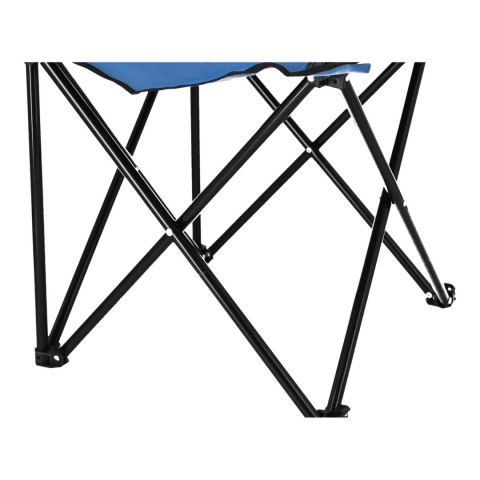 Krzesło składane turystyczne wędkarskie - kolor niebieski