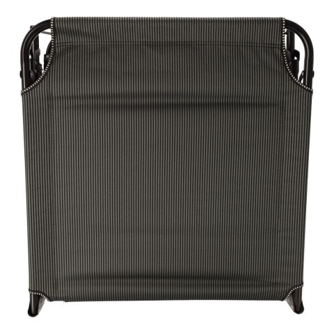 Składane łóżko turystyczne BIZNESOWE, polowe, kanadyjka PREMIUM - kolor czarny