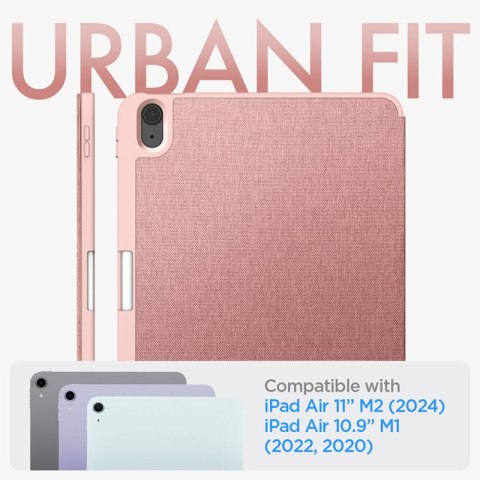 Spigen Urban Fit - Etui do iPad Air 11" M3 (2025) / M2 (2024) / iPad Air 10.9" (5-4 gen.) (2022-2020) (Rose Gold)