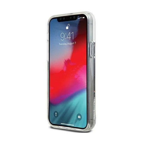 DKNY Liquid Glitter Big Logo - Etui iPhone 12 / iPhone 12 Pro (czarny)