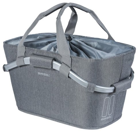 Kosz na tylny bagażnik BASIL CLASSIC CARRY ALL REAR BASKET MIK 22L MIK System (ready to go) grey melee (NEW)