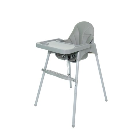 Krzesełko do karmienia regulowane - Kolor szary