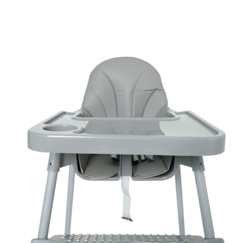 Krzesełko do karmienia regulowane - Kolor szary