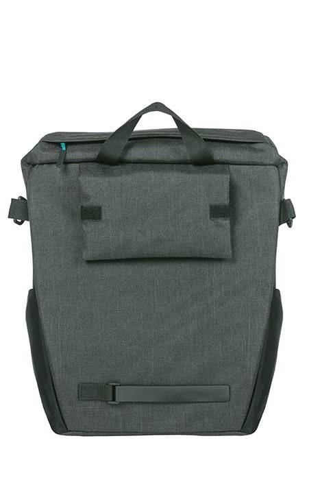 Sakwa pojedyncza BASIL DISCOVERY 365D SINGLE PANNIER BAG L 20L, Hook On System, wodoodporna black melee (NEW).