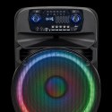Aktywna kolumna głośnikowa (z 2 mikrofonami bezprzewodowymi UHF, SD, Bluetooth, FM, USB, LED) 60 Watt