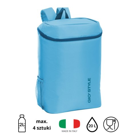 Plecak termiczny Kamai Gio Style, w kolorze niebieskim, pojemność 20L