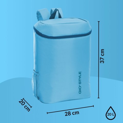 Plecak termiczny Kamai Gio Style, w kolorze niebieskim, pojemność 20L