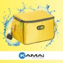 Torba lunchowa Kamai Gio Style na ramię, żółta, pojemność 7L