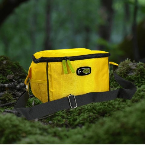 Torba lunchowa Kamai Gio Style na ramię, żółta, pojemność 7L