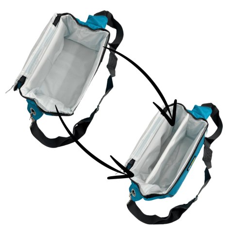 Torba lunchowa Kamai Gio Style na ramię, niebieska, pojemność 7L