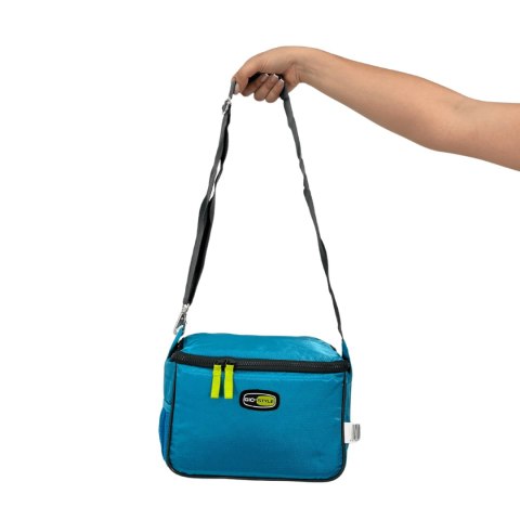 Torba lunchowa Kamai Gio Style na ramię, niebieska, pojemność 7L