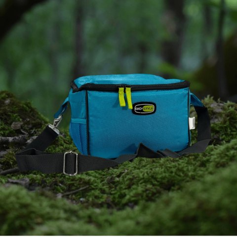 Torba lunchowa Kamai Gio Style na ramię, niebieska, pojemność 7L