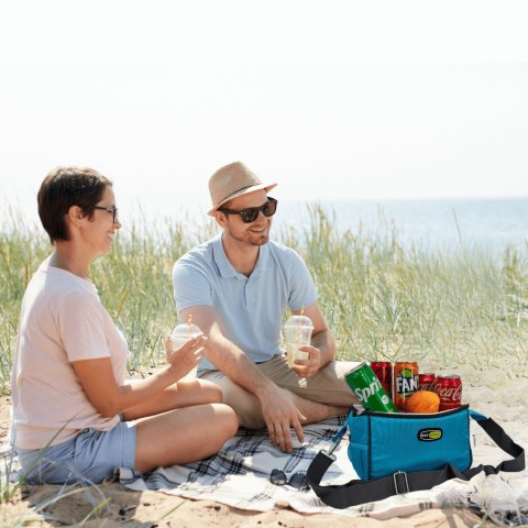 Torba lunchowa Kamai Gio Style na ramię, niebieska, pojemność 7L