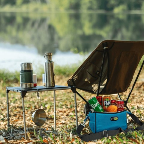 Torba lunchowa Kamai Gio Style na ramię, niebieska, pojemność 7L