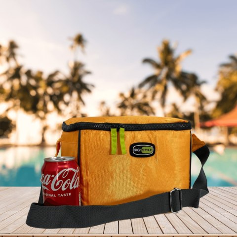 Torba lunchowa Kamai Gio Style na ramię, pomarańczowa, pojemność 7L