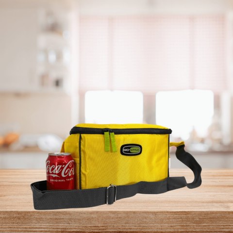 Torba lunchowa Kamai Gio Style na ramię, żółta, pojemność 7L