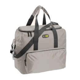 Torba termiczna Kamai Gio Style na ramię, pastelowy szary, z kieszeniami i rączką do noszenia, pojemność 33L