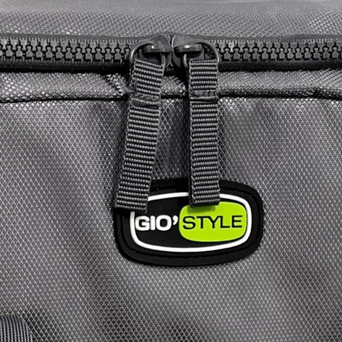 Torba termiczna Kamai Gio Style na ramię, pastelowy szary, z kieszeniami i rączką do noszenia, pojemność 33L