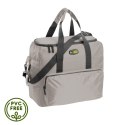 Torba termiczna Kamai Gio Style na ramię, pastelowy szary, z kieszeniami i rączką do noszenia, pojemność 33L