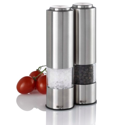 Zestaw elektrycznych młynków do pieprzu i soli PEPMATIK