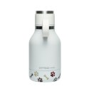 ASOBU Butelka termiczna STAINLESS z miską dla psa biała, 975ml
