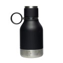 ASOBU Butelka termiczna STAINLESS z miską dla psa czarna, 975ml