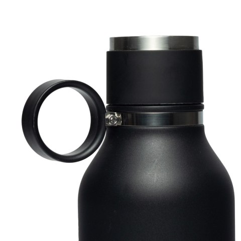 ASOBU Butelka termiczna STAINLESS z miską dla psa czarna, 975ml
