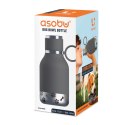 ASOBU Butelka termiczna STAINLESS z miską dla psa czarna, 975ml