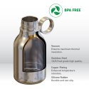 ASOBU Butelka termiczna STAINLESS z miską dla psa niebieska, 975ml